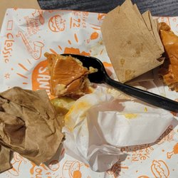 Popeyes Louisiana Kitchen - Leftovers of my Sandwich