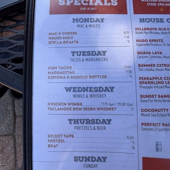 Hillgrove Tap - Sports Bars Near Me - Western Springs, Illinois