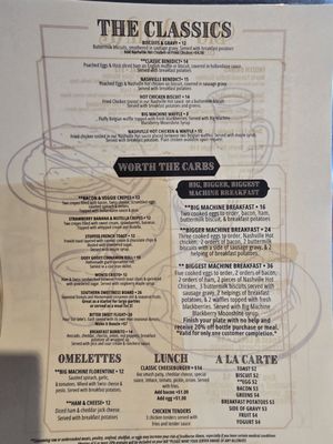 Menu photo 8 Big Machine Distillery & Tavern Nashville, TN