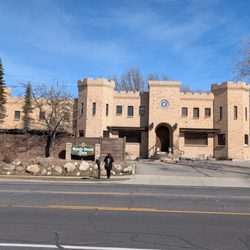 Castle Creek Inn - View of the front of the castle.