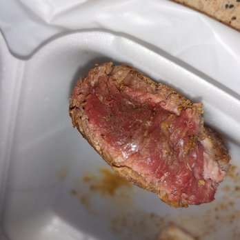 Outback Steakhouse - This is supposed to be "Medium" parts of the steak were uncooked. - Steakhouses Near Me - Mays Landing, New Jersey Outback Steakhouse - This is supposed to be "Medium" parts of the steak were uncooked. - Steakhouses Near Me - Mays Landing, New Jersey
