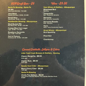 Sunday Service Motor - Menu - Coffee & Tea Near Me - Albuquerque, New Mexico