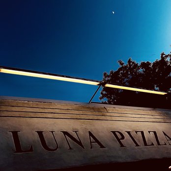 Luna Pizza - Out front sign. - Pizza Near Me - West Hartford, Connecticut