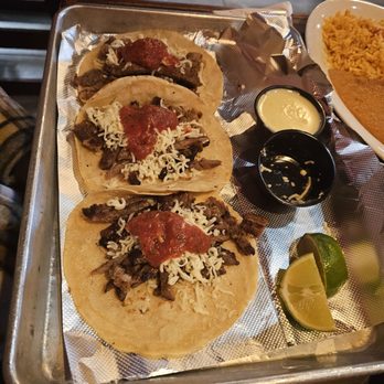 Aye Toro Tacos & Tequila - 3 tacos Carne asada - Mexican Near Me - Sanford, North Carolina Aye Toro Tacos & Tequila - 3 tacos Carne asada - Mexican Near Me - Sanford, North Carolina