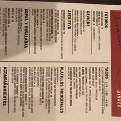 Cocina Hermanas - Dinner Menu, can't wait to come checkout lunch when they're fully open later this week