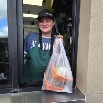Salad and Go - A friendly employee handing over our salads to go. - Salad Near Me - Cibolo, Texas Salad and Go - A friendly employee handing over our salads to go. - Salad Near Me - Cibolo, Texas