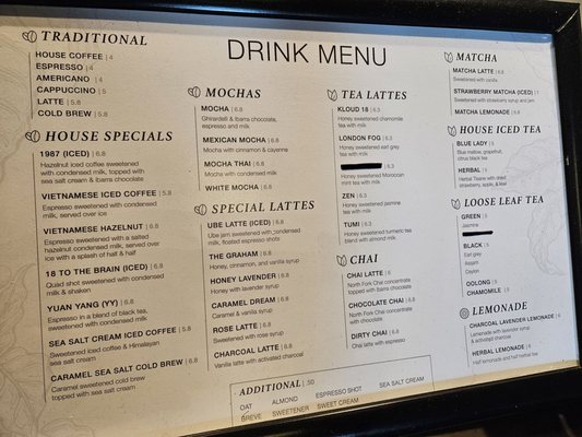Menu photo 2 18 Grams Coffee & Tea Elk Grove, CA