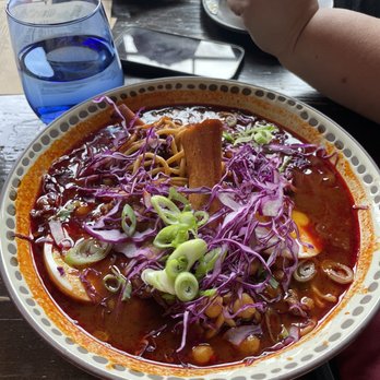 Bar Tabu - Pork Pozole Ramen - Salad Near Me - Chicago, Illinois