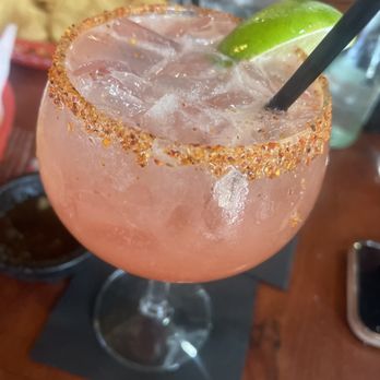 El Mirasol - Chispa with strawberry - Mexican Near Me - San Antonio, Texas