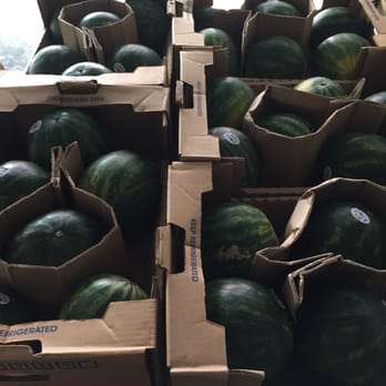 New Market - boxes of watermelons in a store - Grocery Near Me - Lynn, Massachusetts New Market - boxes of watermelons in a store - Grocery Near Me - Lynn, Massachusetts