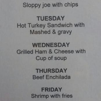 Shirley's Cafe & Grill - Weekly Menu - American Near Me - Linden, Michigan