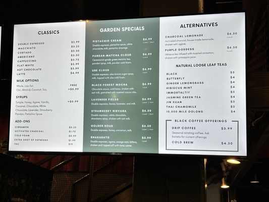Menu photo 1 The Coffee Garden Houston, TX Menu photo 1 The Coffee Garden Houston, TX