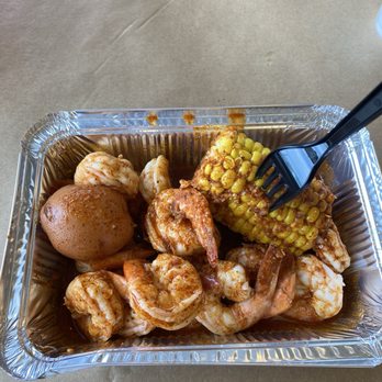 Outcast Seafood - One pound head off shrimp boil. - Seafood Near Me - Miramar Beach, Florida