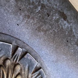 Mouse turds all the way up and down along the bench seating on the left side of the patio, saw two mice that scurried under the table base. Mouse turds all the way up and down along the bench seating on the left side of the patio, saw two mice that scurried under the table base.