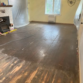 Some Handy People - Before sanding, after carpet removal in an older house - Handyman Near Me Some Handy People - Before sanding, after carpet removal in an older house - Handyman Near Me