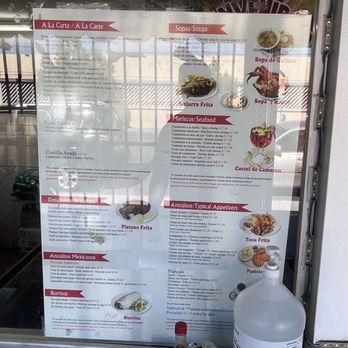 Ilopango No 1 - The menu. On the window. - Latin American Near Me - Los Angeles, California Ilopango No 1 - The menu. On the window. - Latin American Near Me - Los Angeles, California