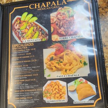 Chapala Cafe and Grill - Menu 11.02.24 - Mexican Near Me - Fontana, California