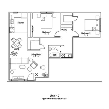 The Yale Lanai - 2 bedroom floor plan - Apartments Near Me - Denver, Colorado The Yale Lanai - 2 bedroom floor plan - Apartments Near Me - Denver, Colorado