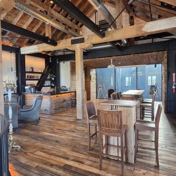 Minden Mill Distilling - 3rd floor with viewing windows of "The Twins" - Distilleries Near Me - Minden, Nevada