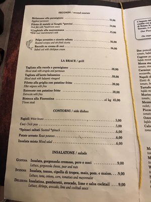 Menu photo 2 Osteria al 3 Florence, FI