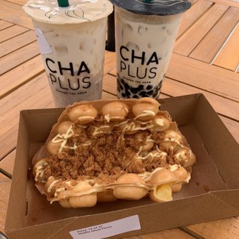 Chaplus - Taro Milk Tea, Jasmine Milk Tea, Meat Floss Waffle - Bubble Tea Near Me - Anaheim, California