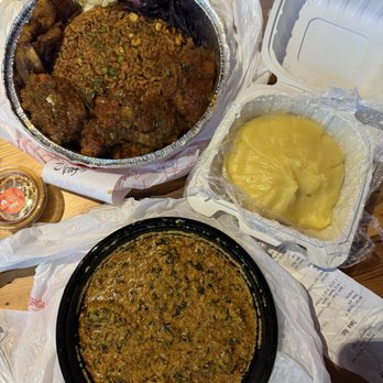 AfroEatz - Egusi Soup + Fufu, Jollof Rice + Chicken - African Near Me - Sacramento, California AfroEatz - Egusi Soup + Fufu, Jollof Rice + Chicken - African Near Me - Sacramento, California