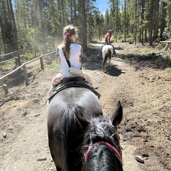 Breckenridge Stables - Part of the trail. - Horse Boarding Near Me