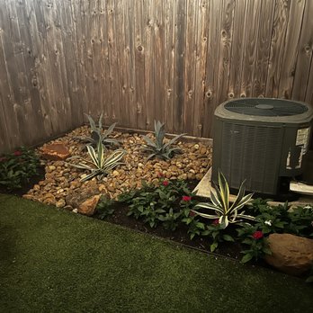 Candlewood Landscaping Services - Main large bed in back again - Landscaping Near Me