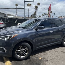 2018 Santa Fe Sport 20% Tint/Sun Strip