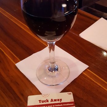 Outback Steakhouse - Glass of Merlot - Steakhouses Near Me - Sunrise, Florida