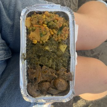Café Marhaba - Three curries deal! Got mixed vegetable, palak paneer, and a mushroom one! - Indian Near Me - Manchester, XGM Café Marhaba - Three curries deal! Got mixed vegetable, palak paneer, and a mushroom one! - Indian Near Me - Manchester, XGM