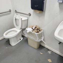 Li'l Gas Store - This is the customers restroom on a everyday situation.