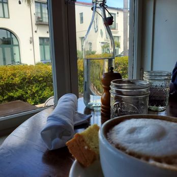 Scarlett Begonia - View to outside ft. Mocha - Breakfast & Brunch Near Me - Santa Barbara, California Scarlett Begonia - View to outside ft. Mocha - Breakfast & Brunch Near Me - Santa Barbara, California