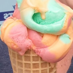 Findeisen's Ice Cream - Rainbow sherbet