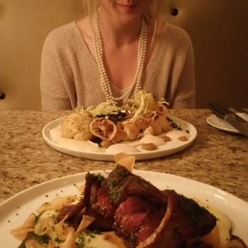 Heirloom Restaurant - Beef tenderloin, and grilled cauliflower steak - New American Near Me - Midway, Kentucky