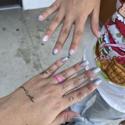 Mother daughter nails. Mother daughter nails.