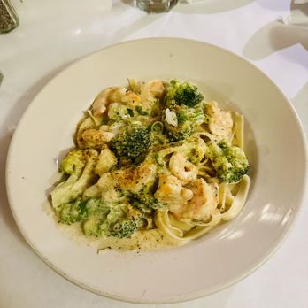 Angie's Seafood - Shrimp Alfredo Pasta with broccoli - Seafood Near Me - Baltimore, Maryland Angie's Seafood - Shrimp Alfredo Pasta with broccoli - Seafood Near Me - Baltimore, Maryland