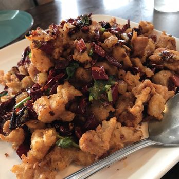 Wok Provisions - Spicy Chongqing Chicken. So delicious. Not too spicy. - Chinese Near Me - Duluth, Georgia Wok Provisions - Spicy Chongqing Chicken. So delicious. Not too spicy. - Chinese Near Me - Duluth, Georgia