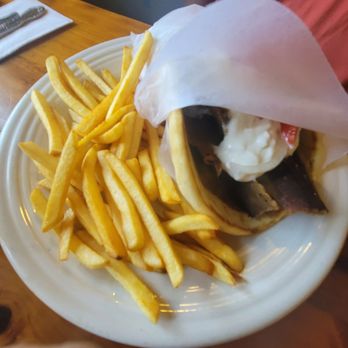 Greek Islands Restaurant - Gyro with French fries - Greek Near Me - Largo, Florida Greek Islands Restaurant - Gyro with French fries - Greek Near Me - Largo, Florida