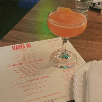 Kawa Ni - Blood orange yuzu martini - Izakaya Near Me - Denver, Colorado Kawa Ni - Blood orange yuzu martini - Izakaya Near Me - Denver, Colorado