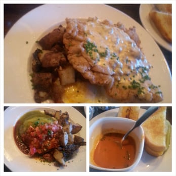 Eat. - Chicken fried steak, grilled cheese with bacon and tomato soup and huevos something. Not worth remembering. - New American Near Me - Las Vegas, Nevada Eat. - Chicken fried steak, grilled cheese with bacon and tomato soup and huevos something. Not worth remembering. - New American Near Me - Las Vegas, Nevada