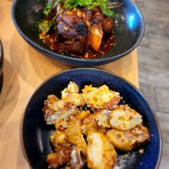 Nami Kaze - German potato salad , perfect accompaniment to pork shank. - Japanese Near Me - Honolulu, Hawaii Nami Kaze - German potato salad , perfect accompaniment to pork shank. - Japanese Near Me - Honolulu, Hawaii