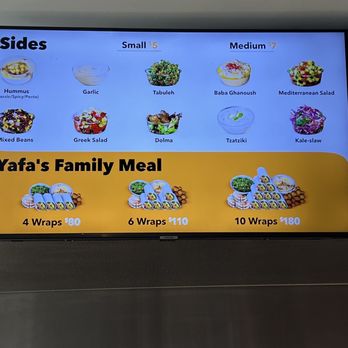 Yafa Hummus - Menu - Mediterranean Near Me - Livermore, California