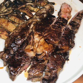 Partage - 18 oz rib eye is meant to be shared & comes with the most tender gnocchi & crispy forest mushrooms - French Near Me - Las Vegas, Nevada