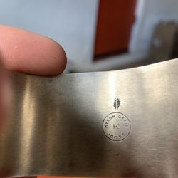 The Little Little Shop - Hyson Craig stamp on Man in Maze cuff.
