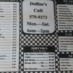 Dolline's - Lunch menu
