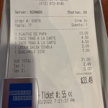 Salsa A La Salsa - Precios - Mexican Near Me - Minneapolis, Minnesota