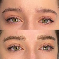 Permanent makeup nano hairstroke brows