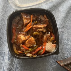 Island Quizine - Side portion for 5 pieces of tofu for 18.95 plus 6 % sales tax- I feel like it was just to be smart- I dared to ask questions.