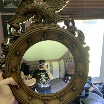 Cold Harbor Antique Mall - Awesome 50s style bulls eye mirror!! - Antiques Near Me - Mechanicsville, Virginia
